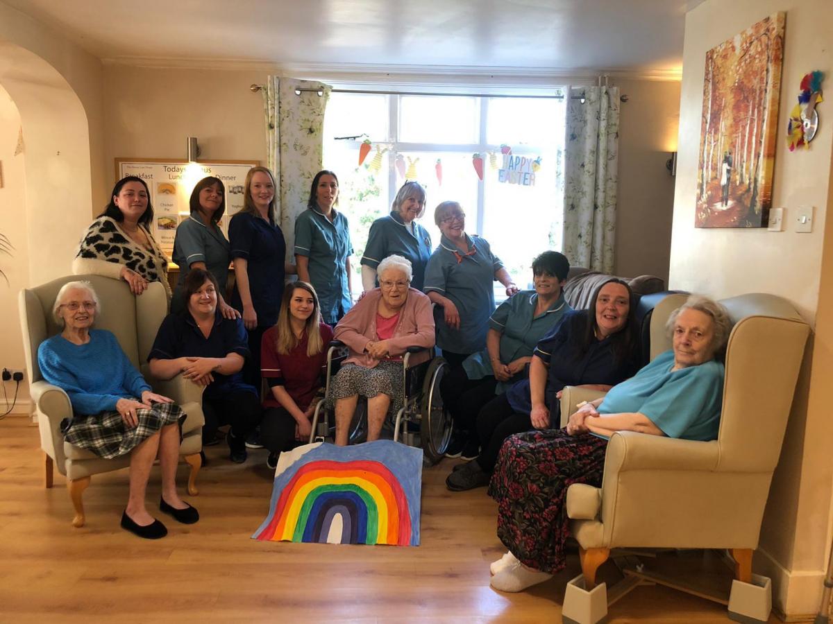 Carers and residents of Haven Care Home